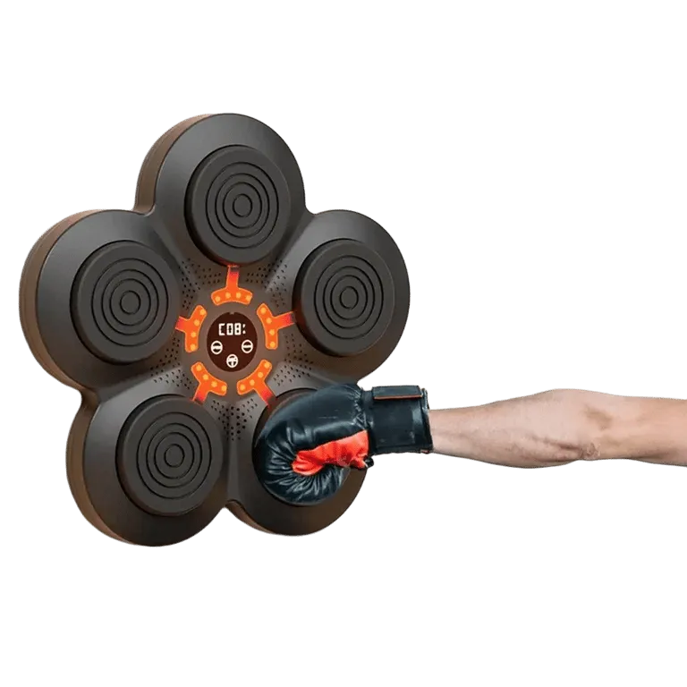 Smart Music Boxing Machine Wall Target: LED Lighted Sandbag, Smart Music Integration – MSL